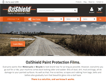 Tablet Screenshot of ozishield.com.au